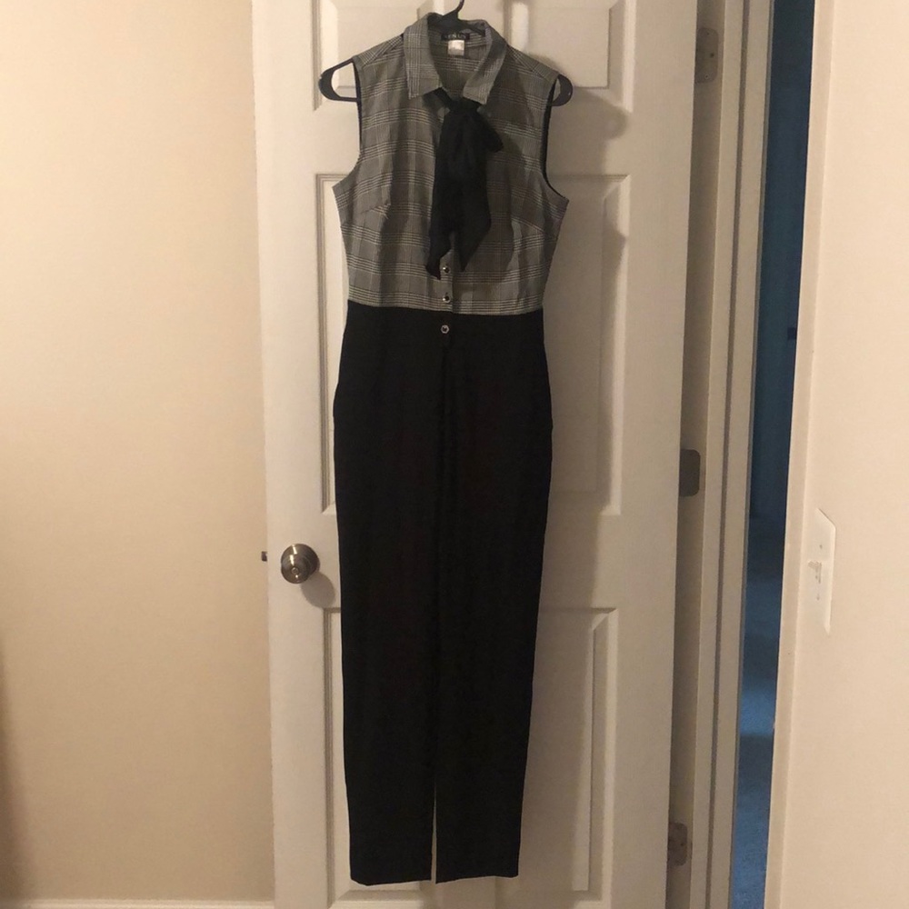Venus plaid jumpsuit